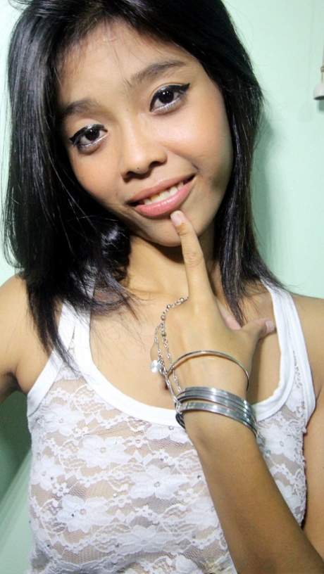 Asian teen engages in sex acts with a foreigner from a POV perspective