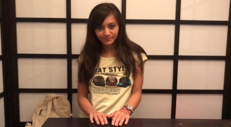 Tiny Asian teen Jennifer undresses prior to commencing POV sex