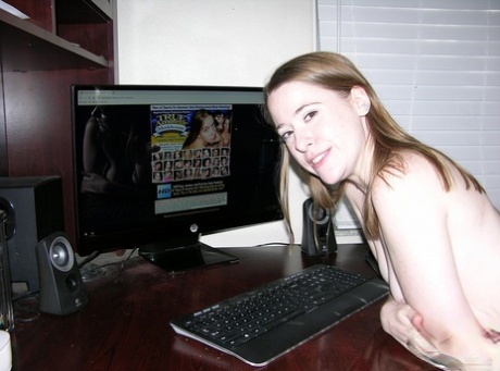 First timer Alicia puts the focus on her trimmed in vagina in the nude