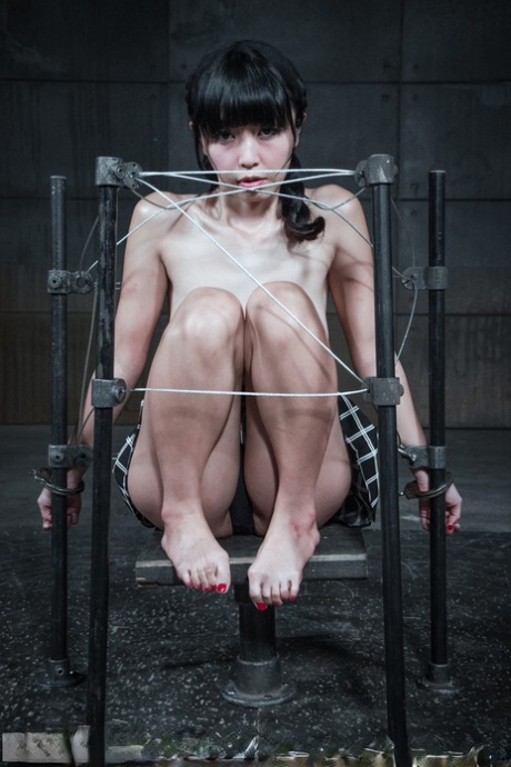 Hot Asian teen Marica Hase surrenders her freedom to be kept as a slave