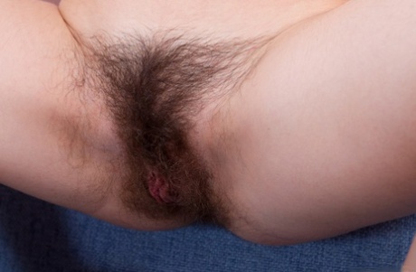 Small titted Gretta does striptease for solo hairy pussy & armpits exhibition