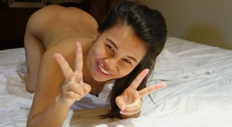 Petite Thai girl fucks a visiting sex tourist from a POV perspective