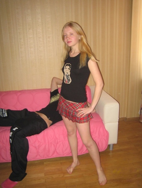 Naughty teen Abba gives her stepbrother a blowjob and a doggystyle ride