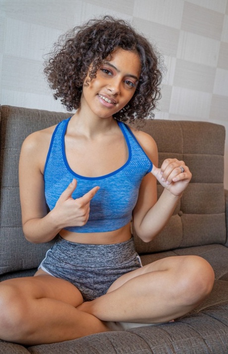 Beautiful ebony Latina Dani Diaz getting finger fucked & dicked in POV