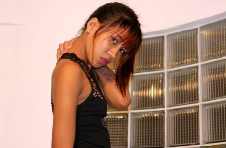 Gorgeous Asian teen Juicy Prado blowing and humping a dick in hot POV action